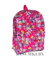 Рюкзак молодежный Цветы розовые 2