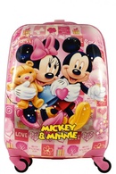 Детский чемодан Mickey and Minnie розовый