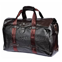 Сумка-дафл из натуральной кожи